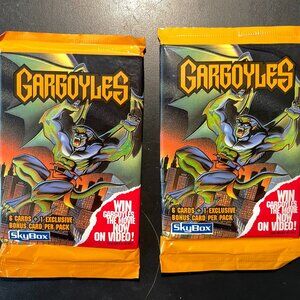 2 Gargoyles SkyBox Trading Card Packs Unopened